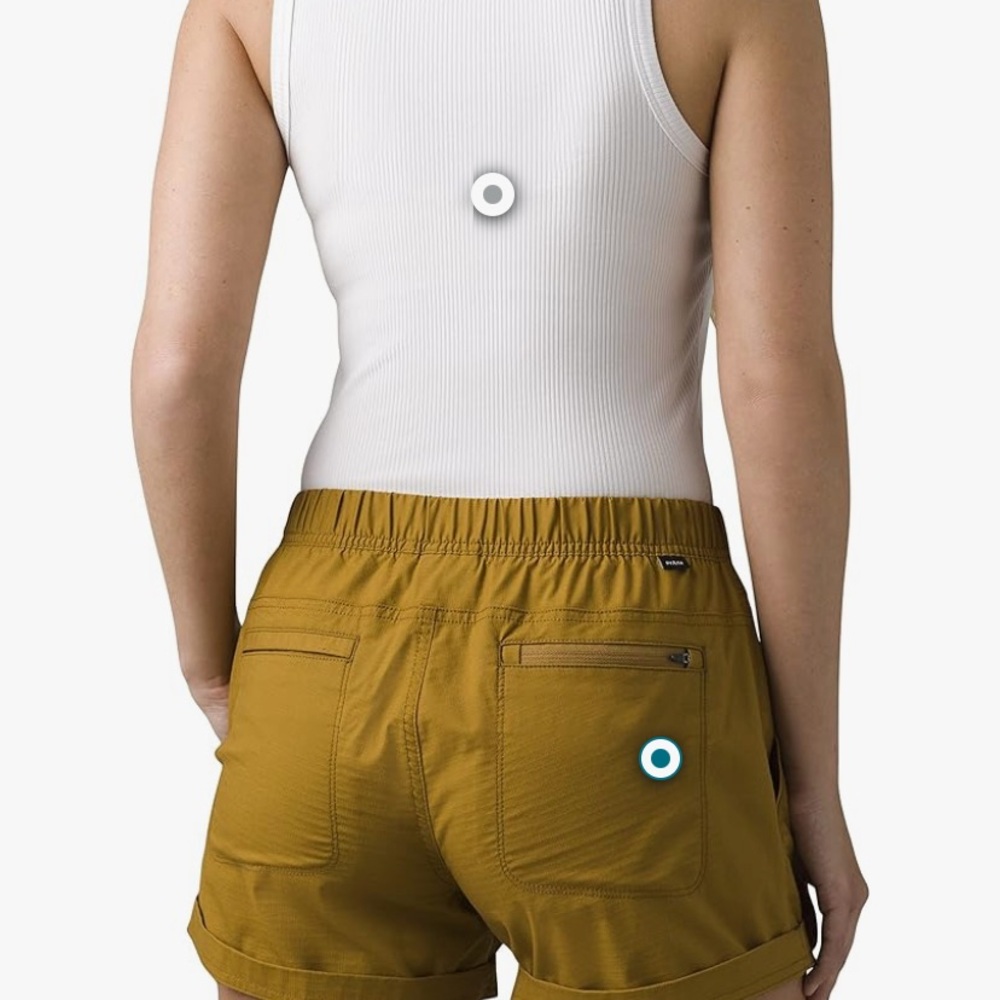 Prana Women's Brown Cargo Shorts - Picture 3 of 4